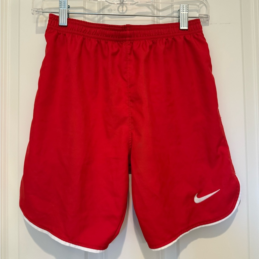 Nike Total 90 Youth Dri-FIT Soccer Shorts, Red (Sizes S, M, XL)